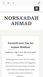 Mobile Screenshot of norsaadah.com
